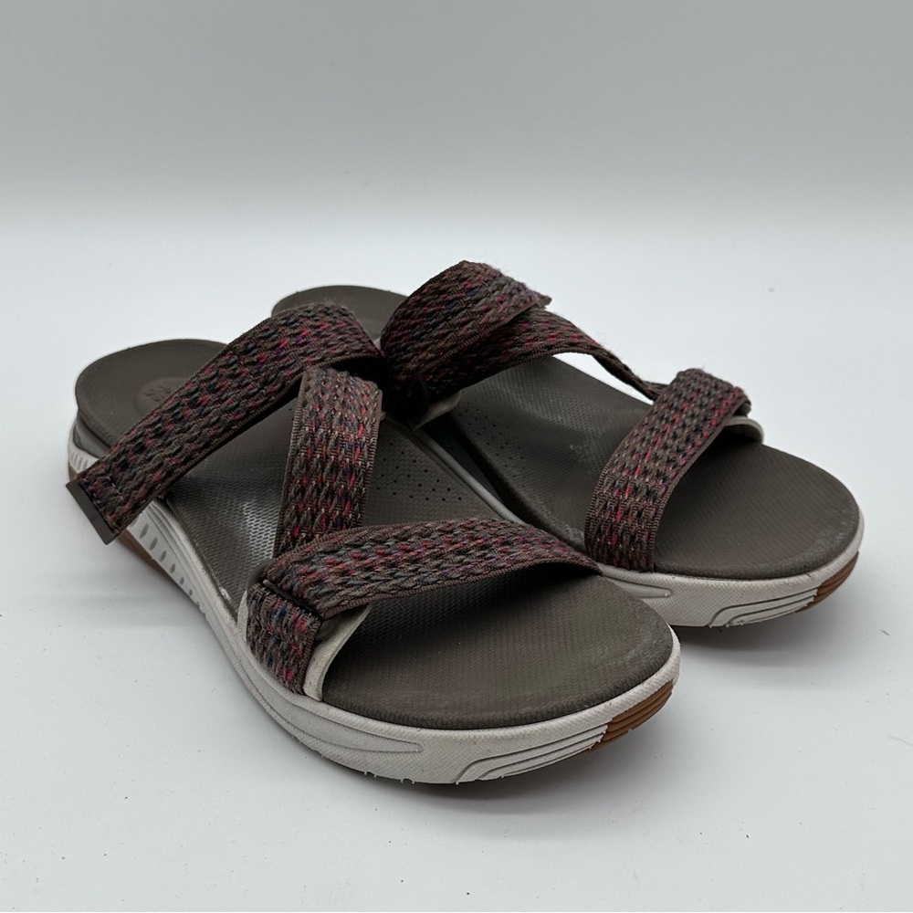 Dansko Rosette Women's Sandals - Brown and Pink